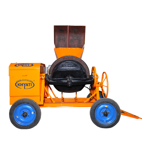 Concrete Mixer With Hydraulic Hopper